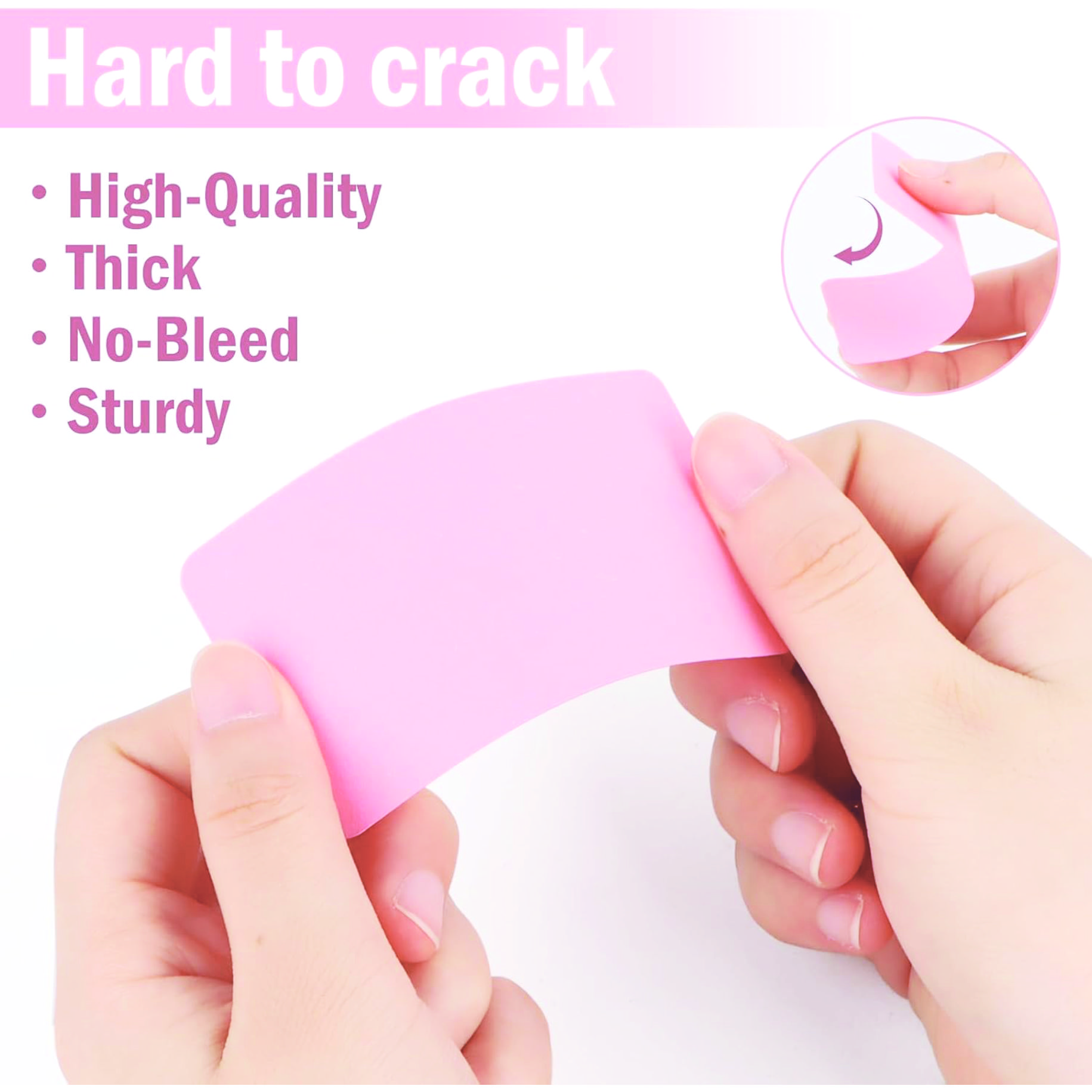 Boş Kelime Kartları 5x8 cm - 50 Adet Oval Kenarlı | Tabu &amp; Not Kartları - Mavi - 2